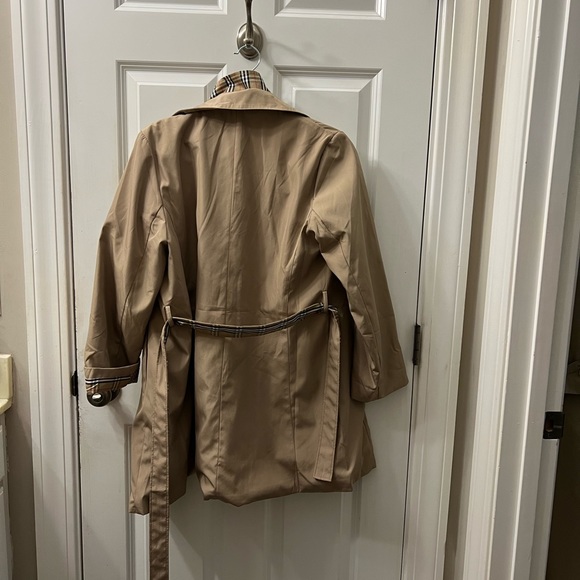 Burberry classic checkered coat trench jacket usa Small Medium - Picture 4 of 14